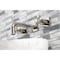 Kingston Brass KS6126BX Two-Handle Wall Mount Bathroom Faucet, Polished Nickel KS6126BX - alternate 3